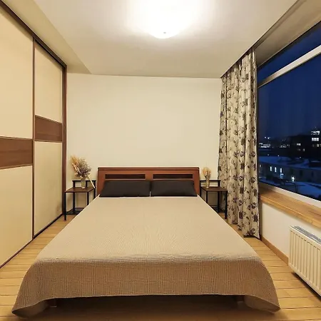 Апартаменты Panorama Balcony Work Castle View Вильнюс