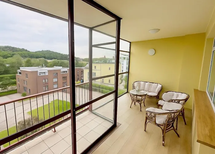 Panorama Balcony Work Castle View 公寓 维尔纽斯