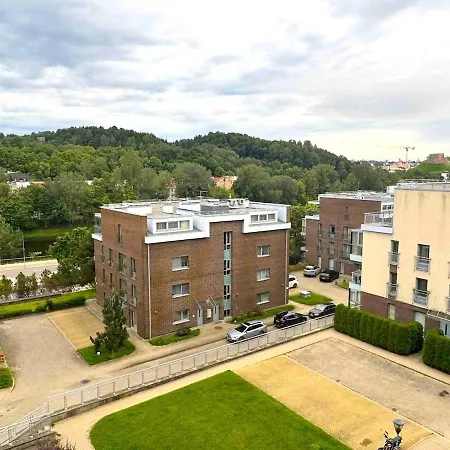 Panorama Balcony Work Castle View Apartment Wilna