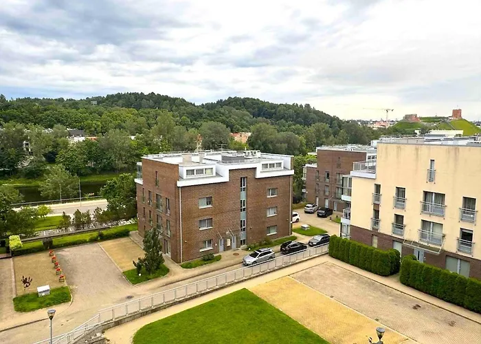 Panorama Balcony Work Castle View Apartment Wilna